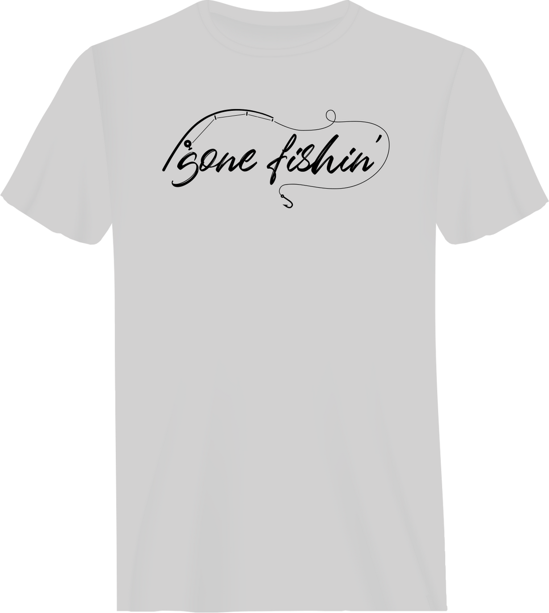 Gone Fishing v2 Man T-Shirt